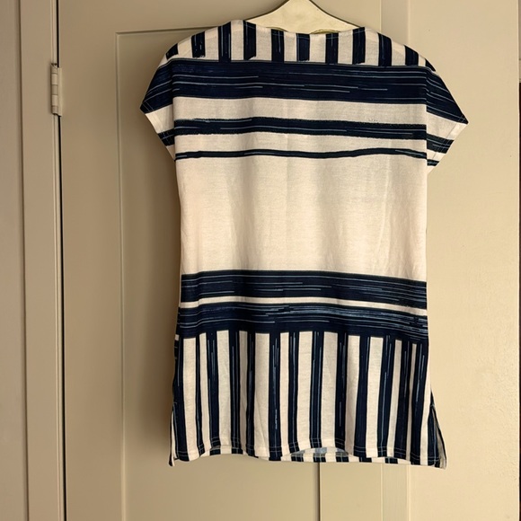 Brand: Simple by Suzanne Betro Size M Navy & Cream - Picture 2 of 7